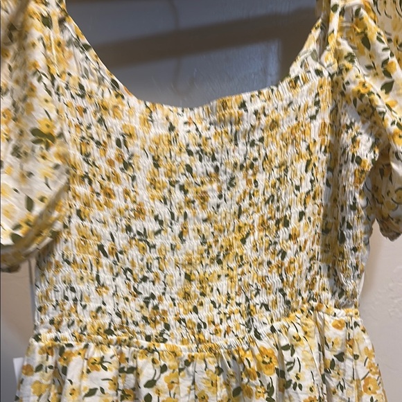 Sienna Sky Yellow and White Floral Mini Dress - Picture 7 of 8